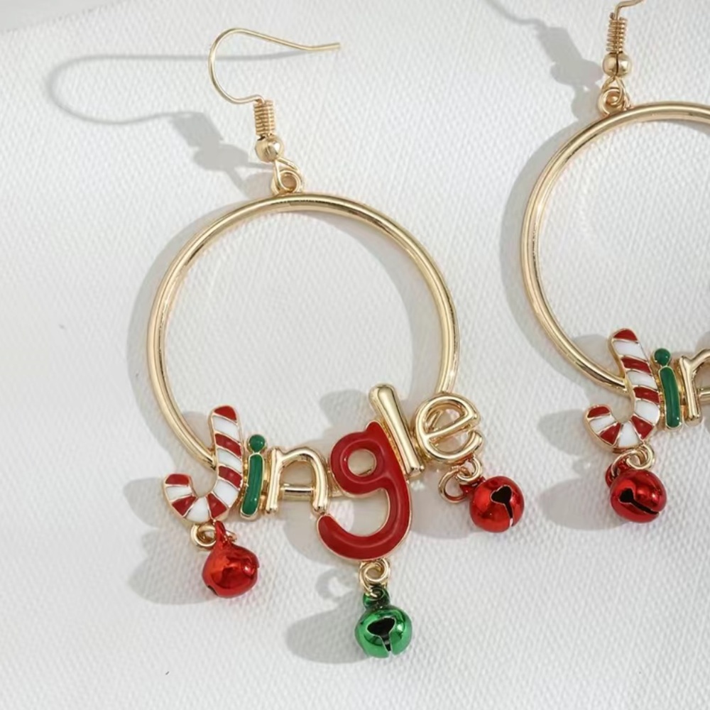 Jingle Bells Earrings - Picture 4 of 6